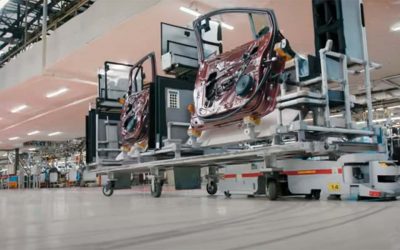 Baterías usadas Nissan: segunda vida para robots