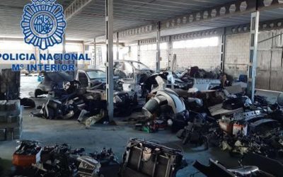 Detenidos por robar coches para desguazar
