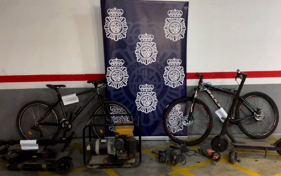 Detenido en Málaga por ocultar en un almacén de chatarra una moto robada