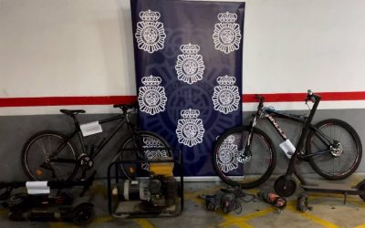 Detenido en Málaga por ocultar en un almacén de chatarra una moto robada