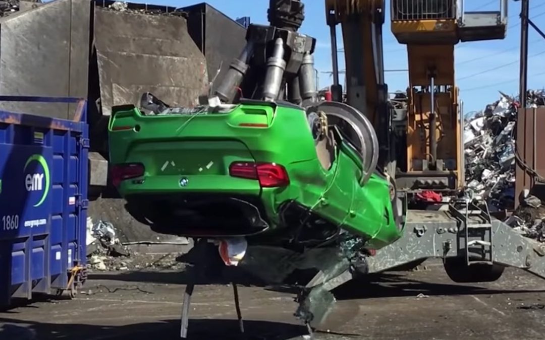 Achatarrado un BMW M3 familiar hecho con piezas robadas de otros cuatro coches