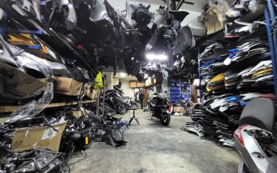 ￼Un centenar de motos de lujo robadas en las tripas de un callejón en Madrid